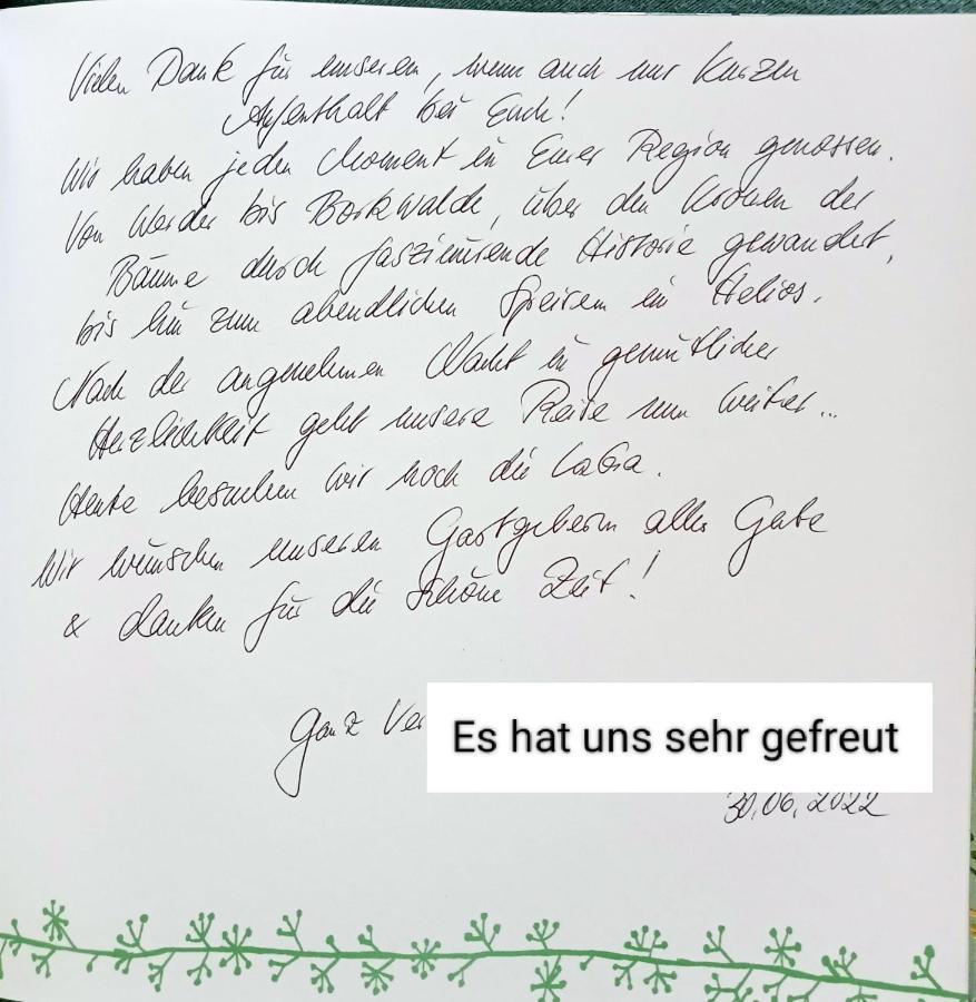 Ferienzimmer Waldzauber * Borkwalde